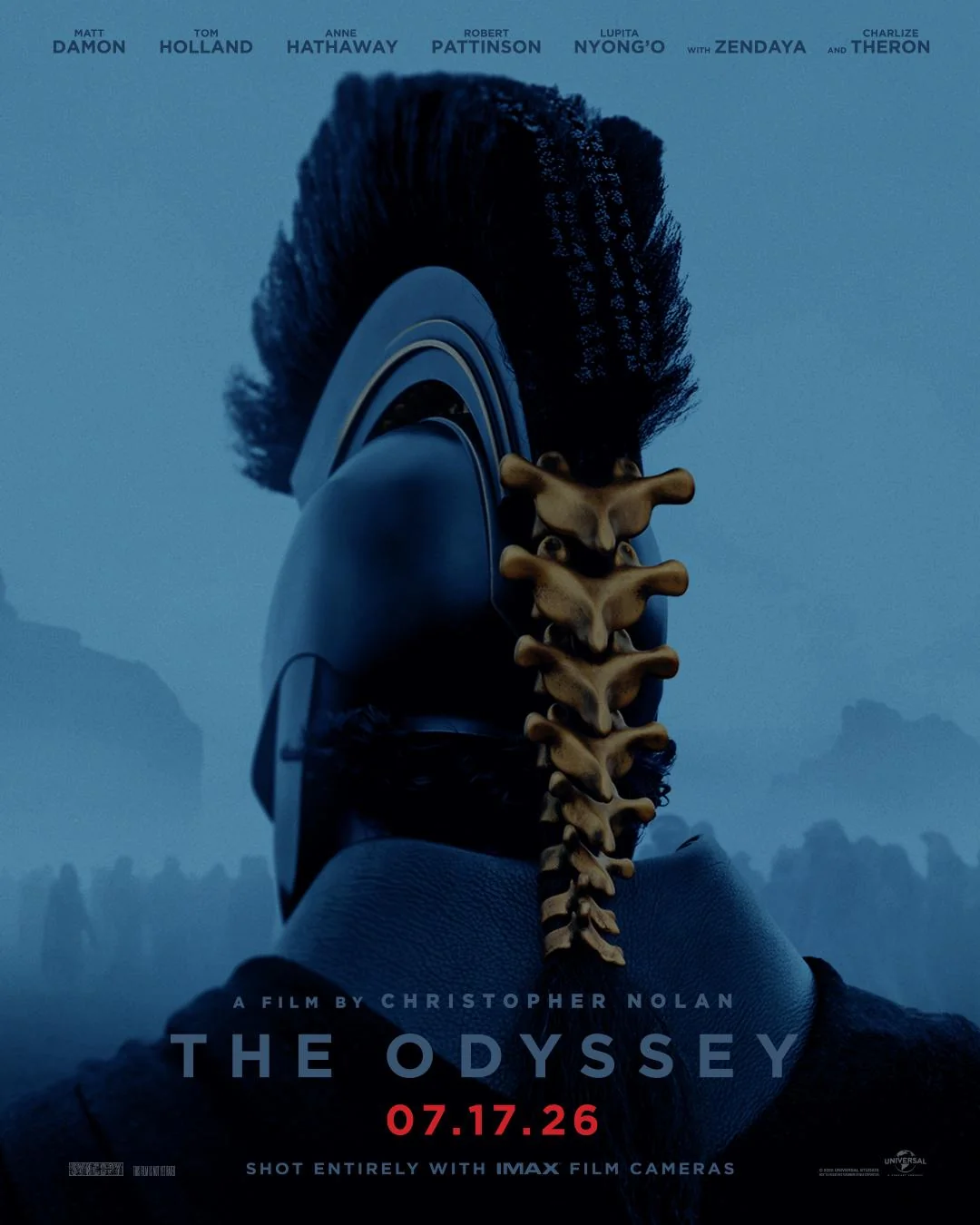 Official poster for The Odyssey (2026), directed by Christopher Nolan